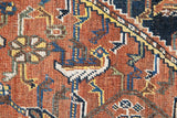 Antique Clarissa Rug Handwoven by Tribes with Intricate Designs