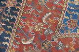 Clarissa - Antique Qashqai Rug with Intricate Tribal Patterns - Medilion View
