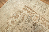 Persian Heriz Cher Rug - Over-dyed and Faded Soft Tones - Field View