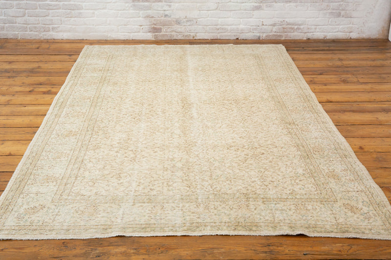Unique Prudence - Antique Persian Rug with Faded and Over-Dyed Finish