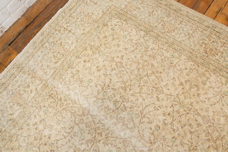 Prudence: Antique Persian Rug with Over-Dyed Finish - Field View