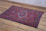 Antique Pamela Rug with Persian Design and Geometric Patterns