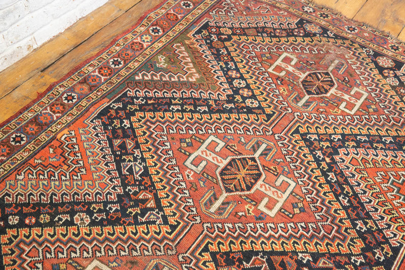 Qashqais Nomadic Dolores Rugs with Nature-Inspired Designs