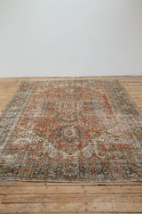 Vintage Audrey Persian Rug, Over-dyed - Front view