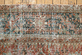 Audrey - Persian Heriz rug, Over-dyed - Corner binding