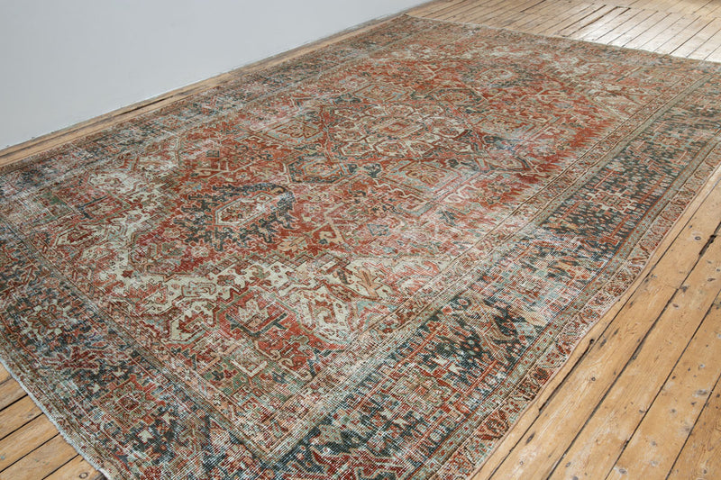 Handcrafted Audrey Heriz Rug - over-dyed, Origin - Heriz 
