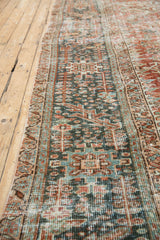 Audrey Rug - Persian Heriz rug, Over-dyed - Left side corner view