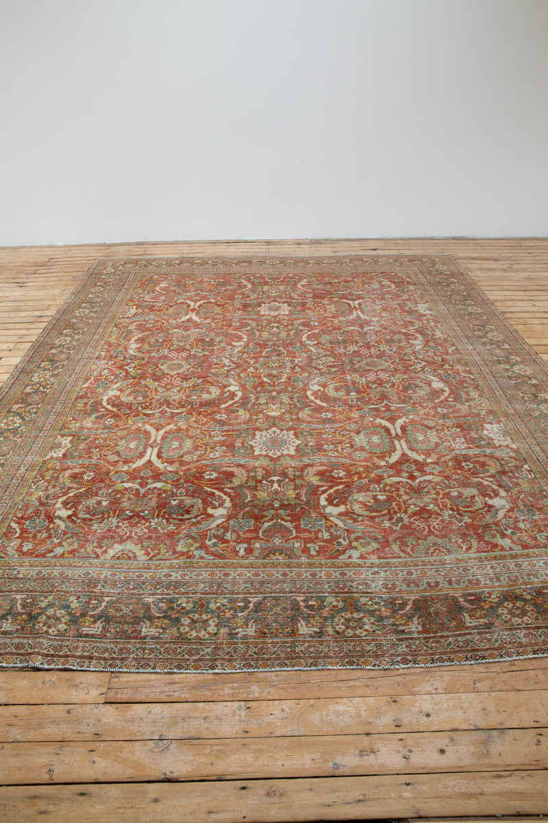 Ava Mahal Rug - Earthy Tones and Subtle Pastel Colors - Front View
