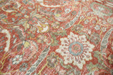Ava Rug - Traditional Persian Village Style, Over-dyed - Medilion View