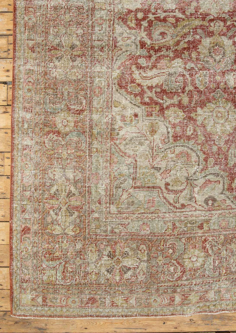 Opal Rug with Traditional Persian Design - Left Corner View
