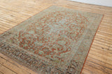 Antique Lilli Mahal Rug with Earthy Tones and Subtle Pastel Colors Rug