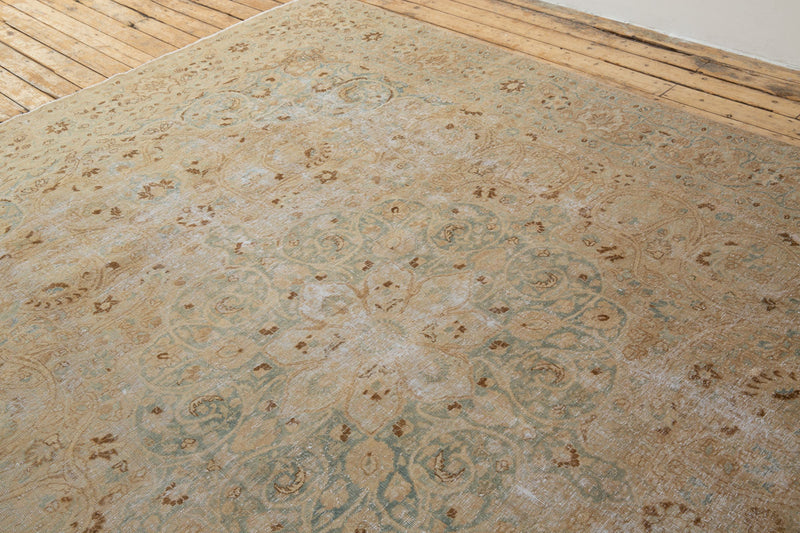 Maeve - Antique Persian Rug with Beautiful Faded Colors - Medilion View