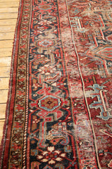 Sami - Heriz Style Persian Rug in Geometric Patterns - Main Border