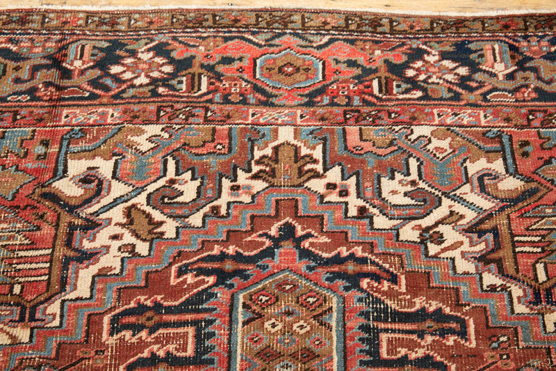 Handmade Sami Rug with Bold Geometric Patterns - Field View