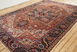 Persian-style Willow Rug with bold geometric patterns - Top View