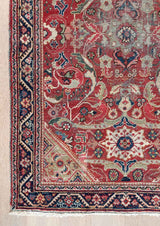 Lana - Antique Rug with Highly Decorative Designs - Left Corner View