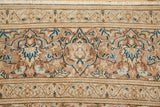 Handmade Pearl - Traditional Persian rug with floral patterns - Fringe