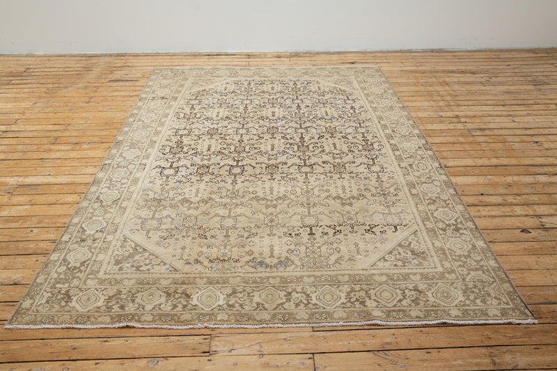 Millie - Over-Dyed Antique Mahal Rug - Front View