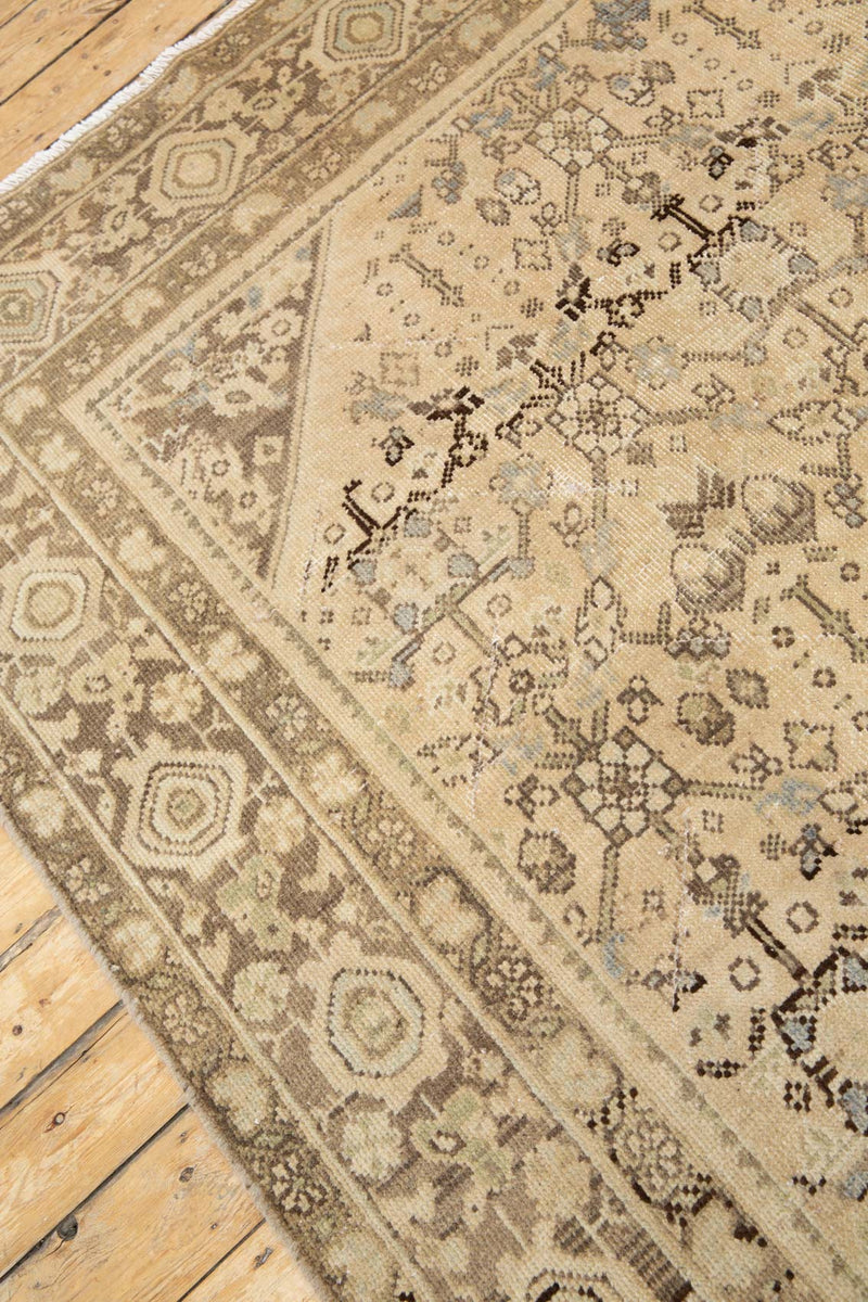 Millie - Overdyed Antique Rug in Earthy Tones - Field View