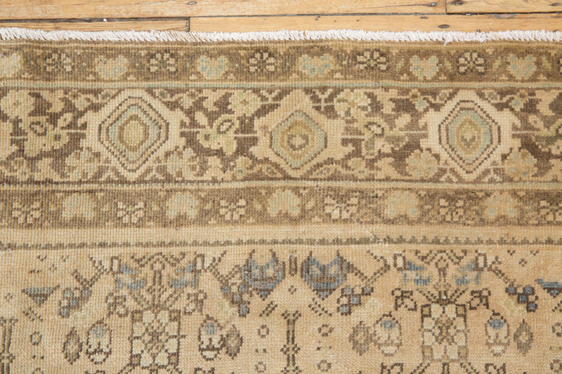 Vintage Millie Mahal Rug in Earthy Tones - Fringe