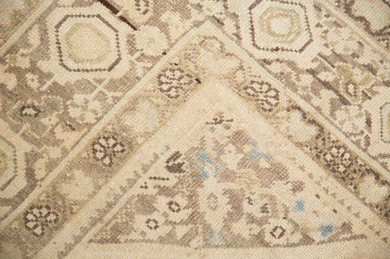 Millie Antique Mahal Rug - Over-dyed - Strips Border