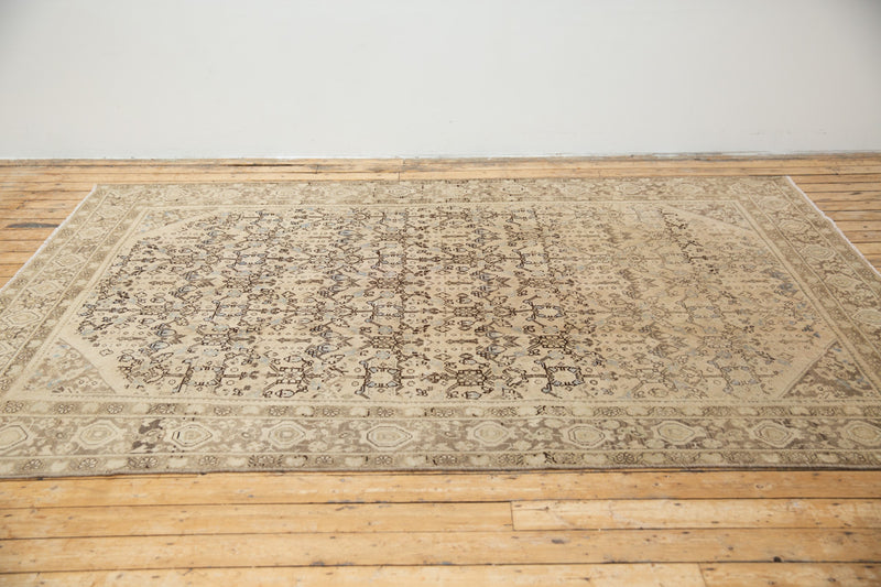 Elegant Millie Antique Mahal Rug with over-dyed finish 