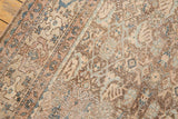 Sylvia - Antique Washed Persian Rug in Earthy Tones - Guard Border