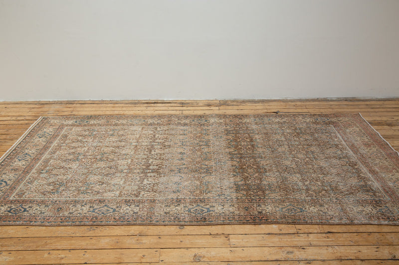 Sylvia - Antique Washed Persian Mahal Rug, Size - 315 x 165 cm