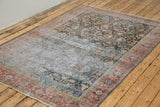 Vivien Persian Mahal Rug - Antique Washed - Medilion view