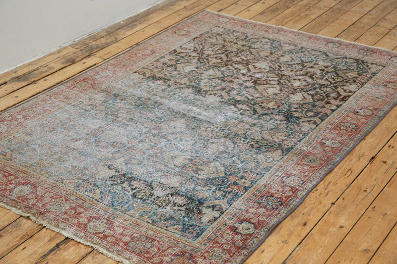 Vivien Persian Mahal Rug - Antique Washed - Medilion view