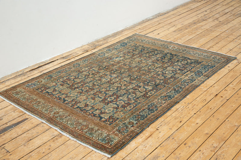 Antique Verity Rug with Intricate Patterns, Origin - Senneh