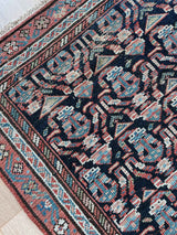 Long Demi Ornate Persian Rugs and Runners From Iran - Front View 