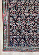 Demi - Malayer Long Rug woven in North West Iran - Left Corner