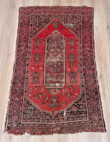 Antique Lori Rug with Intricate Repeating Patterns - Front View