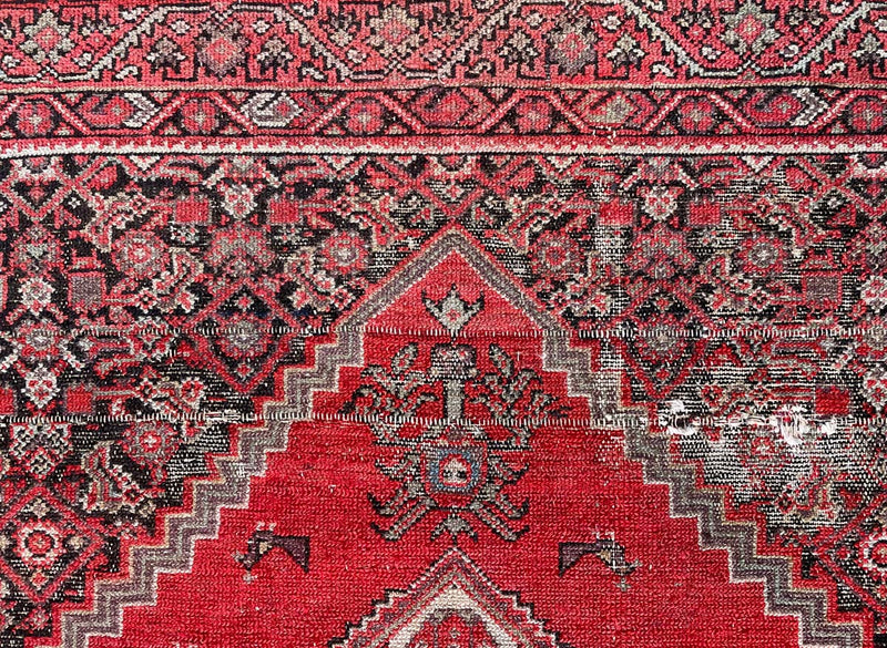 Lori Handmade Malayer Rug with Ornate Persian Designs - Field View